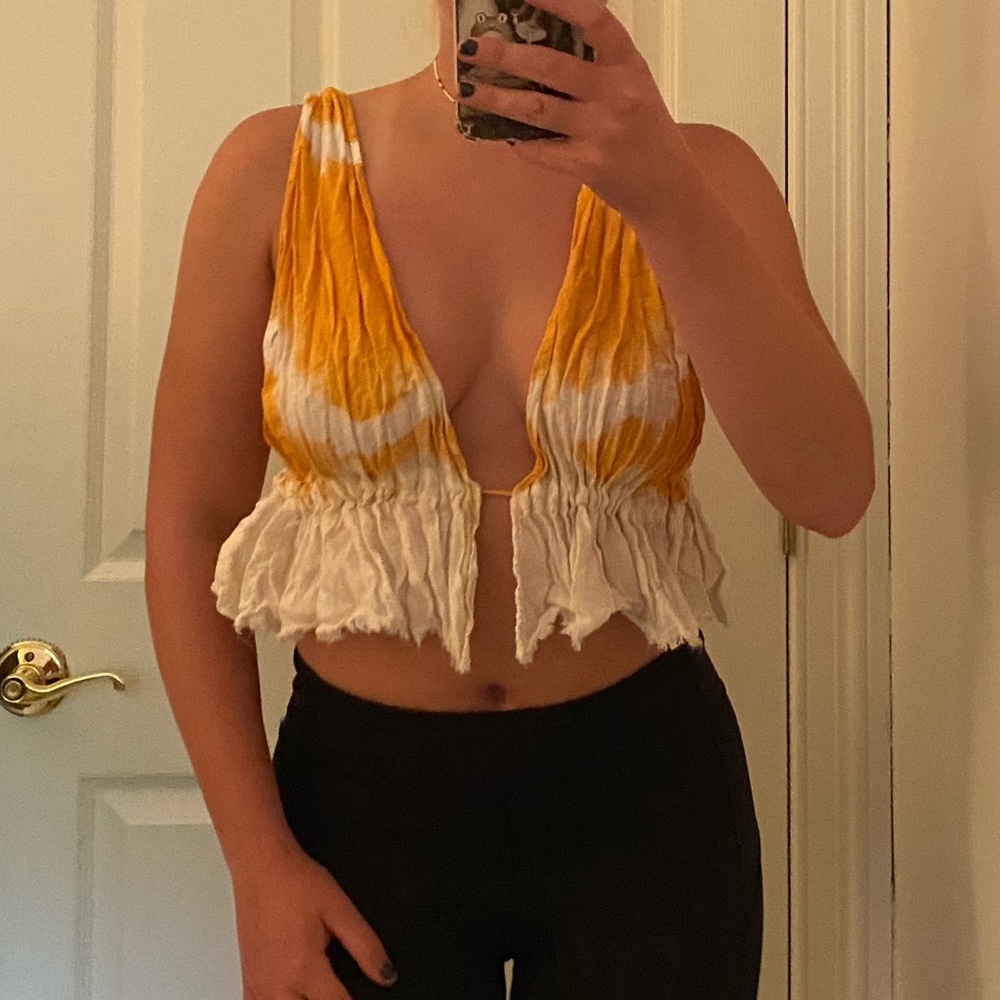Zara tie dye top